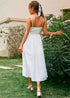 Sexy White Lace Boho Maxi Dress Kimana